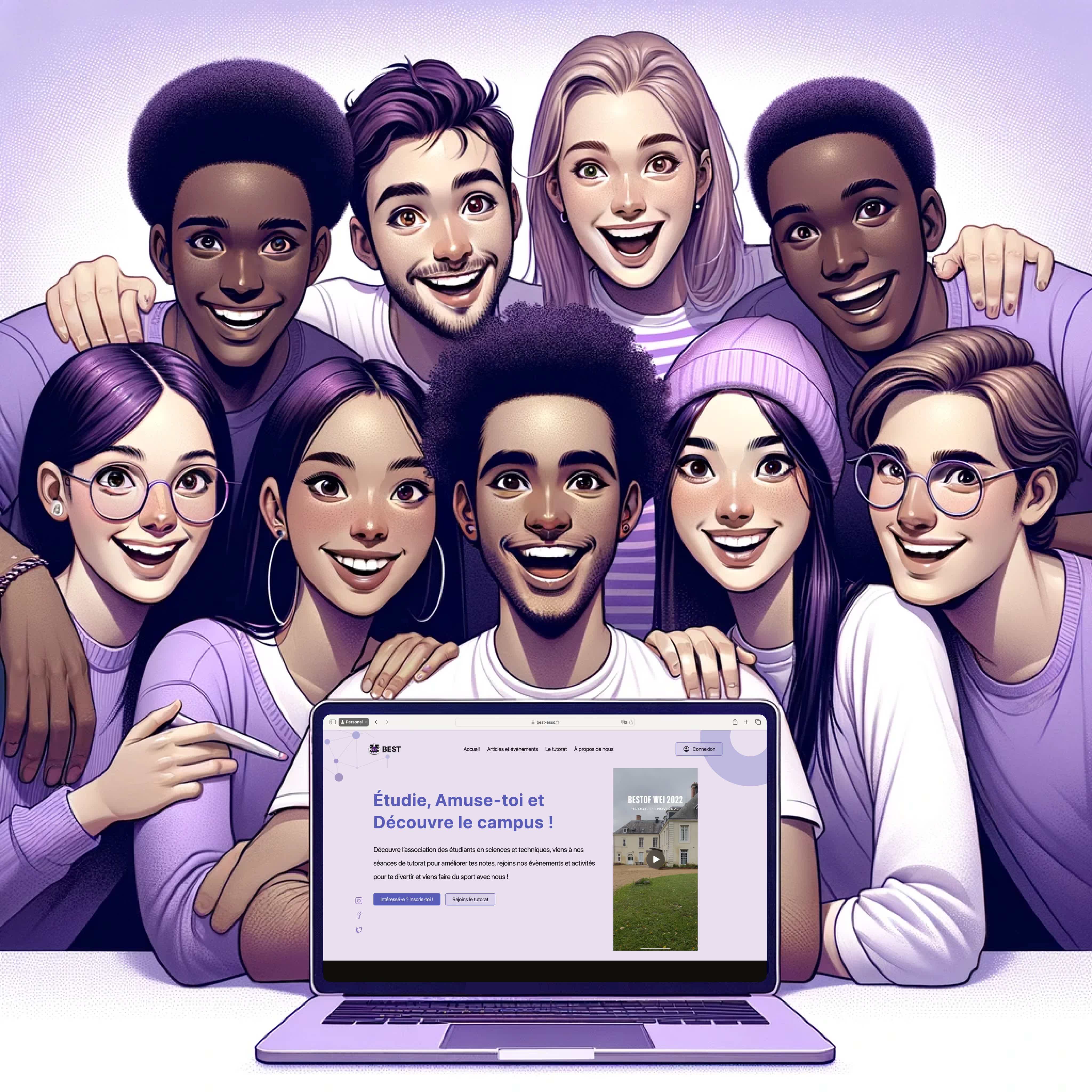 🚀 Le Site du B.E.S.T. à l'Université de Tours est Lancé ! - Rejoins l'Aventure Étudiante
